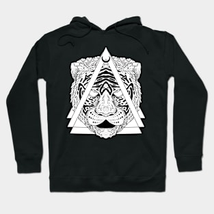 tiger head Hoodie